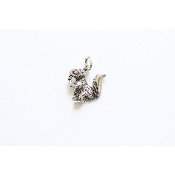 Sterling Silver Squirrel Charm, Squirrel Charm - Picture 4 of 5